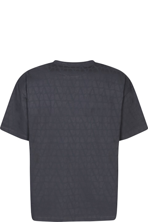 メンズ Valentinoのトップス Valentino Toile Iconographe Blue T-shirt