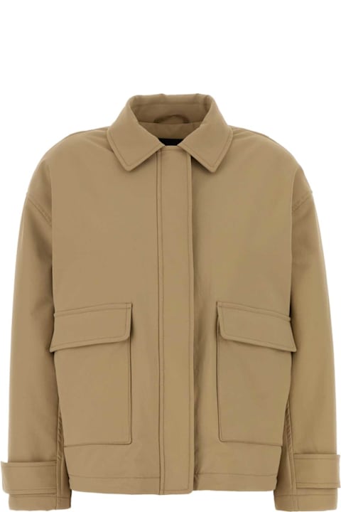 Herno for Kids Herno Beige Stretch Nylon Blend Padded Jacket