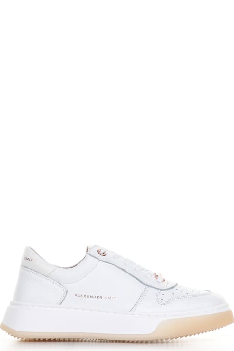 Leather Sneakers With Logo