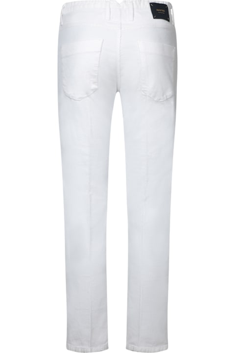 Incotex Clothing for Men Incotex White Tailored Trousers