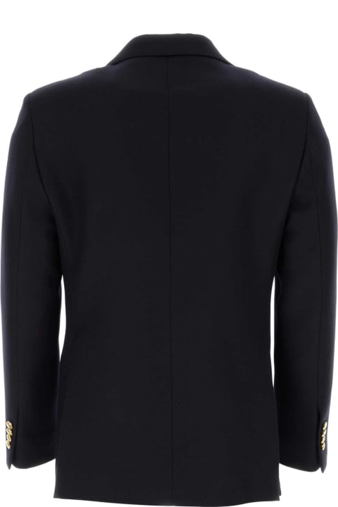 PT Torino Coats & Jackets for Men PT Torino Midnight Blue Wool Blazer