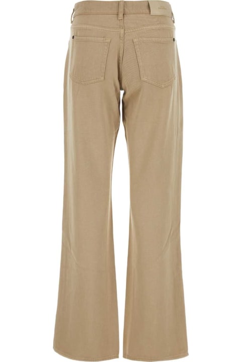 7 For All Mankind Clothing for Women 7 For All Mankind Camel Tencel Tess Pant