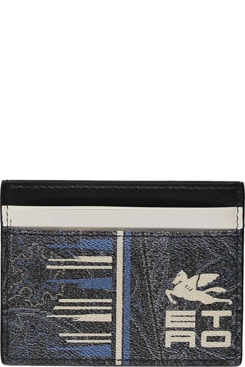 Etro for Women Etro Faux Leather Card Holder