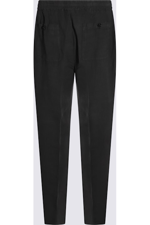 Altea Clothing for Men Altea Dark Grey Linen Pants