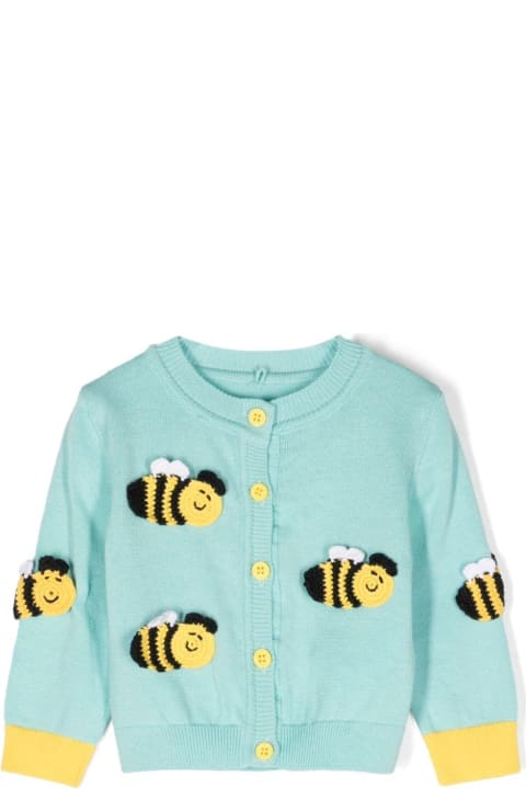 Topwear for Baby Girls Stella McCartney Kids Cardigan Con Applicazione