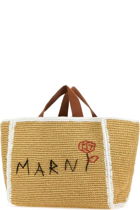 Marni Totes for Women Marni Raffia Shopping Bag