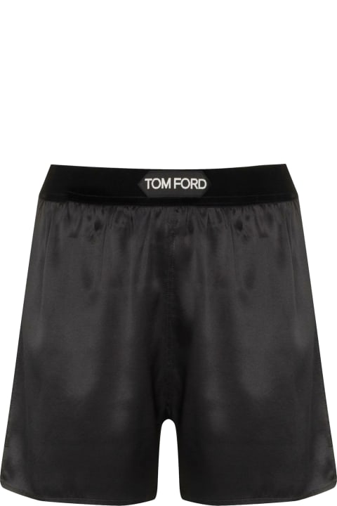 Tom Ford Clothing for Women Tom Ford Stretch Silk Satin Pj Shorts