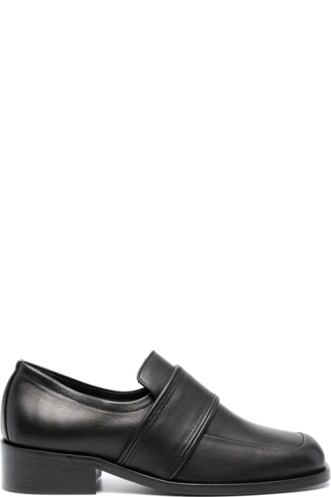 BY FAR Flat Shoes for Women BY FAR Cyril Black Nappa Leather