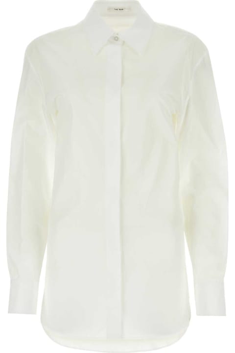 Clothing for Women The Row White Poplin Shirt