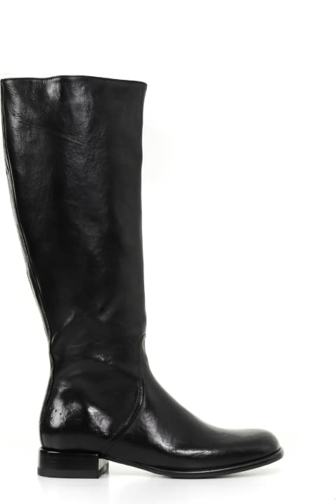 High Leather Boot