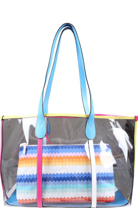 ガールズ Missoniのアクセサリー＆ギフト Missoni Multicolor Beach Bag For Girl