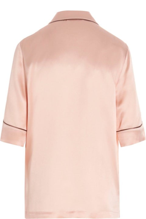 Dolce & Gabbana Topwear for Women Dolce & Gabbana Short-sleeved Pyjama Shirt