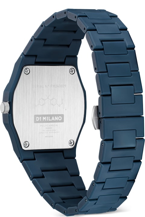 Watches for Men D1 Milano Polycarbon Shadow 40.5 Mm Watch In Blue