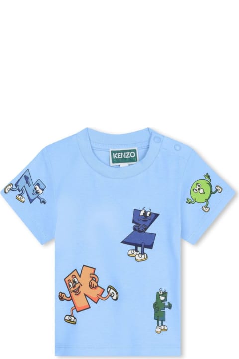 Topwear for Baby Girls Kenzo Kids T-shirt Con Stampa