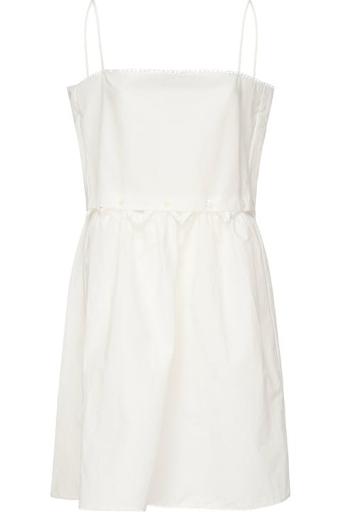 The Spring Edit for Women Miu Miu Flamed Poplin Dress