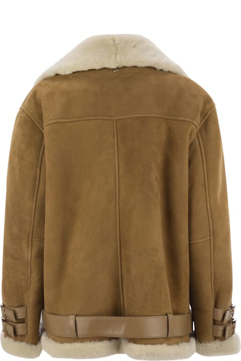 Dondup for Kids Dondup Loose Shearling Jacket