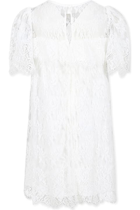 Chloé Dresses for Girls Chloé White Dress For Girl With Lace