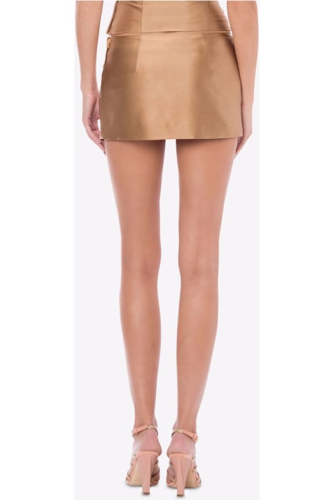Alberta Ferretti Clothing for Women Alberta Ferretti Satin Mini Skirt