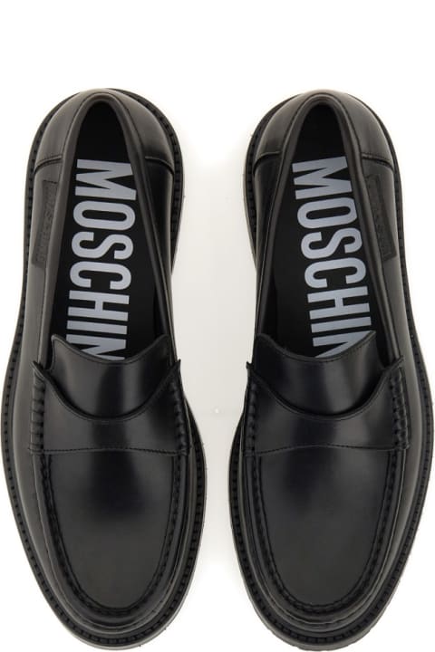 Moschino Men Moschino Leather Loafer