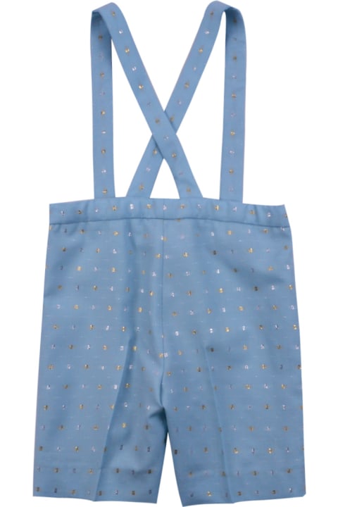 Overalls With Lurex Logo