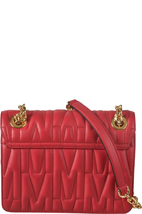 Fashion for Women Moschino Logo Quilted Chain Shoulder Bag