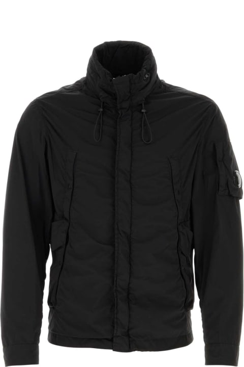 C.P. Company Coats & Jackets for Men C.P. Company Black Stretch Nylon Jacket