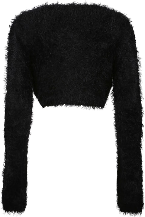 AMBUSH Sweaters for Women AMBUSH Fur Knit Crop Cardigan