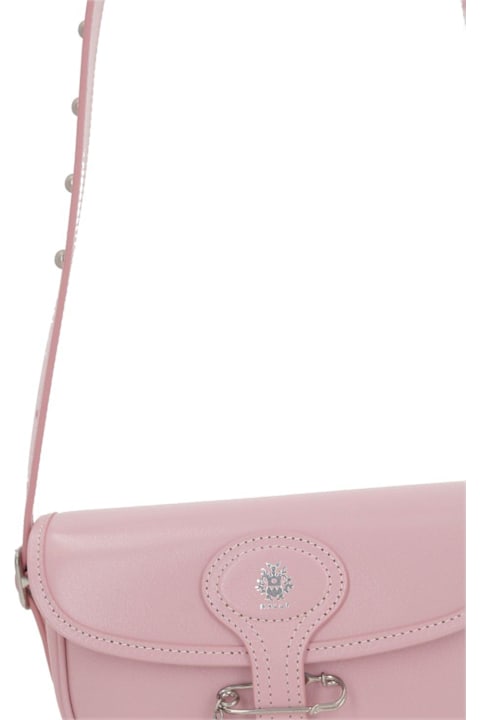 Bally Bags for Women Bally Beckett Logo Printed Studded Shoulder Bag