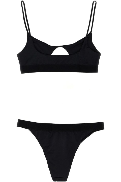 Off-White Swimwear for Women Off-White Logo Band Bikini Set