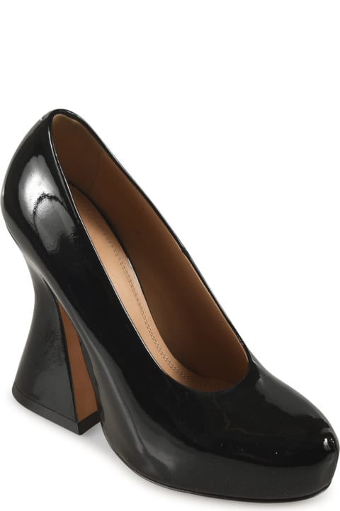 High-Heeled Shoes for Women Maison Margiela Block Heel Pumps