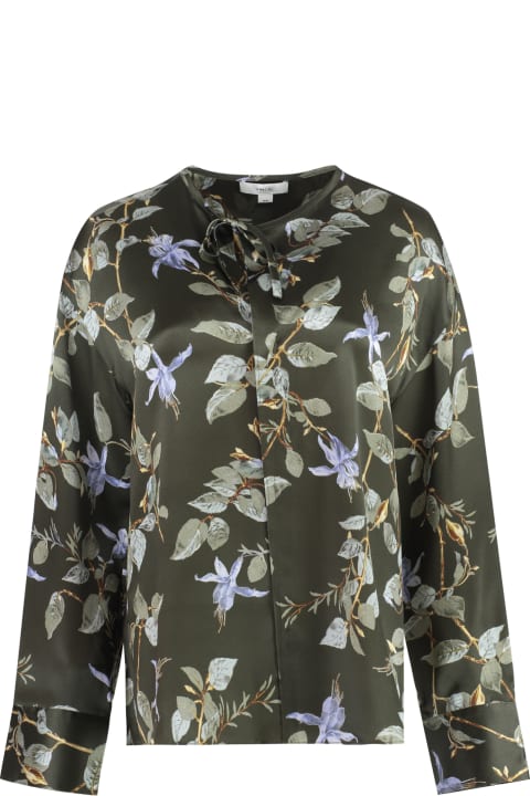 Vince Topwear for Women Vince Printed Silk Blouse