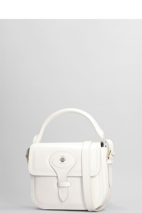 Bally Bags for Women Bally Beckett Flap S Shoulder Bag In White Leather