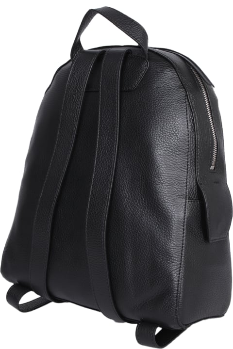 Orciani Backpacks for Women Orciani Posh Soft Black Packpack