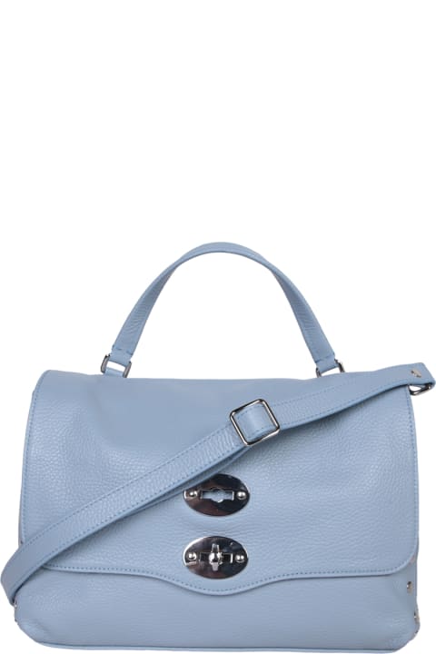 Bags for Women Zanellato Postina Daily S Light Blue Murano