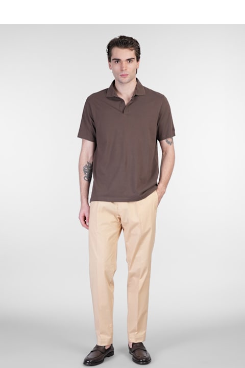Santaniello Clothing for Men Santaniello Irno Evo Pants In Beige Cotton