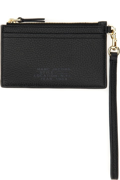 Wallets for Women Marc Jacobs The Leather Top Zip Wristlet