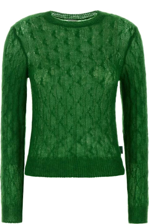 Loewe for Women Loewe Dark Green Nylon Blend Sweater