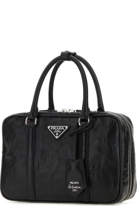 Bags for Women Prada Black Nappa Leather Handbag