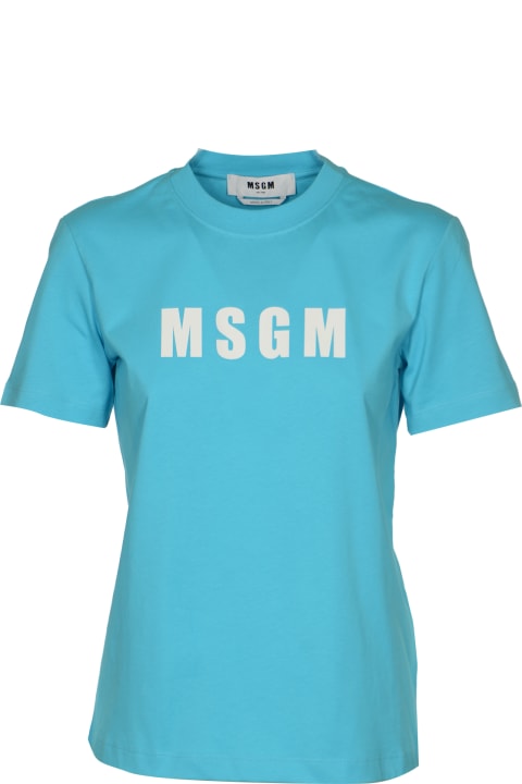 Fashion for Women MSGM Logo Print T-shirt