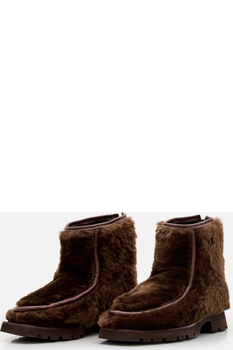 Hereu أحذية برقبة لـ السيدات Hereu Armenta Low Zipped Boots