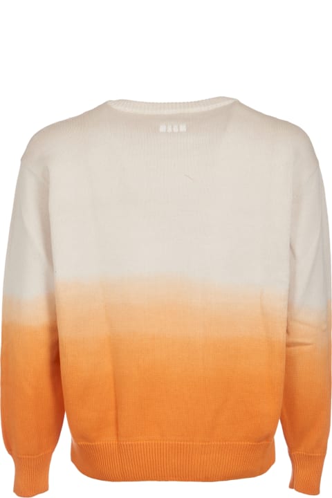 MSGM Sweaters for Men MSGM Ombre Effect Sweatshirt