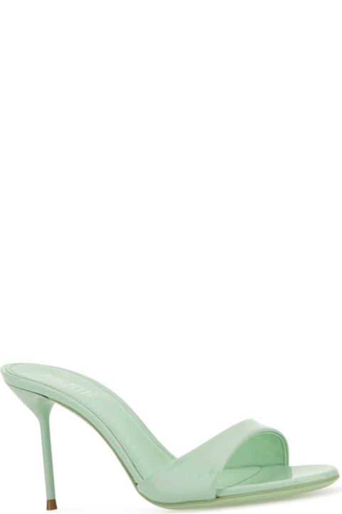 Paris Texas Shoes for Women Paris Texas Mint Green Leather Lidia Mules