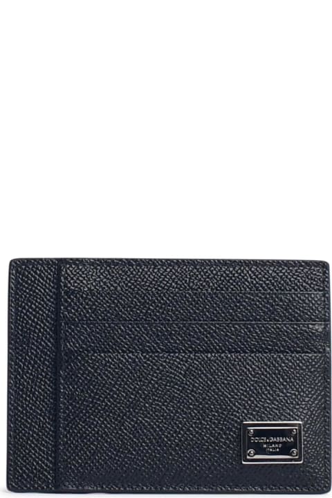 Dolce & Gabbana Wallets for Men Dolce & Gabbana Leather Cardholder Dauphine Print