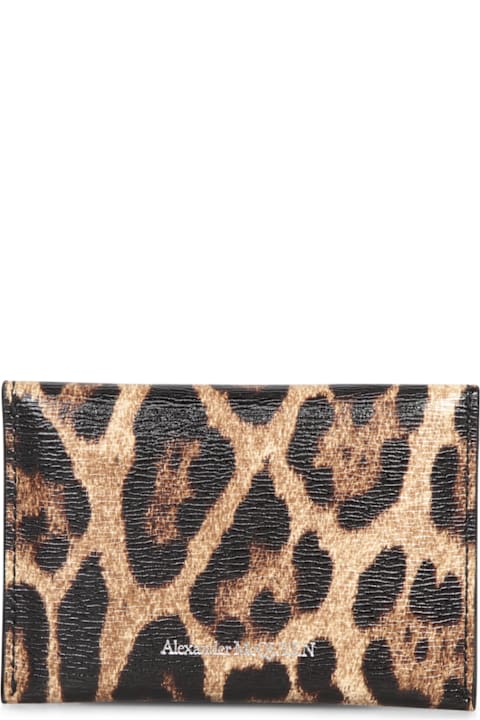 Alexander McQueen Accessories for Women Alexander McQueen Leopard Card Holder