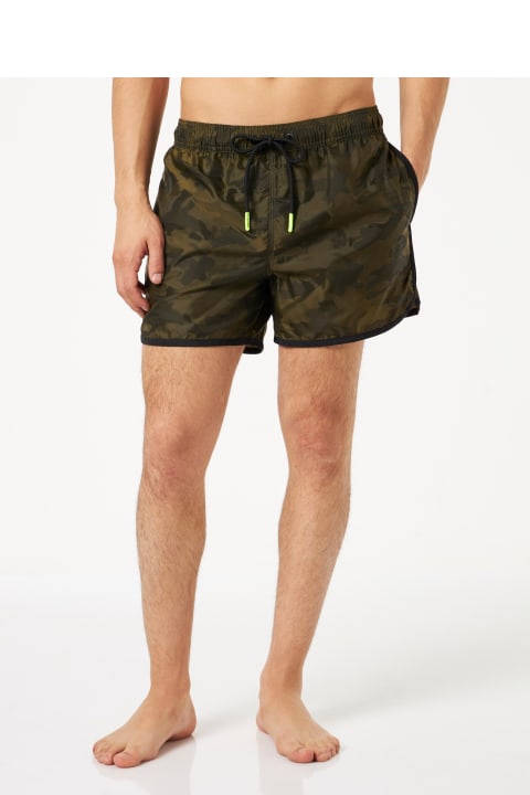 Swimwear for Men MC2 Saint Barth Man Swimshorts With Side Logo And Contrast