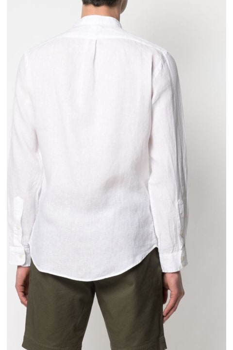 Ralph Lauren for Men Ralph Lauren White Linen Shirt With Logo