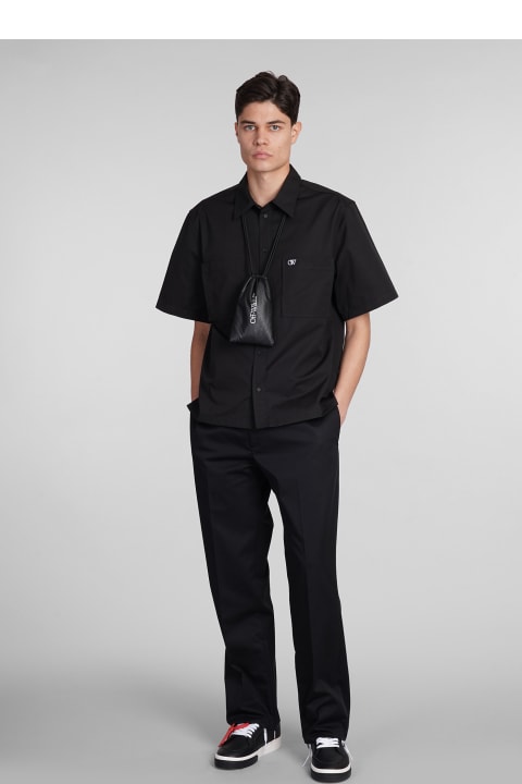 Off-White Shirts for Men Off-White Shirt In Black Cotton