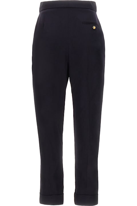 Sale for Women Alexander McQueen Midnight Blue Wool Blend Pant