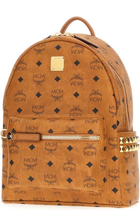 Backpacks for Women MCM Printed Synthetic Leather Backpack