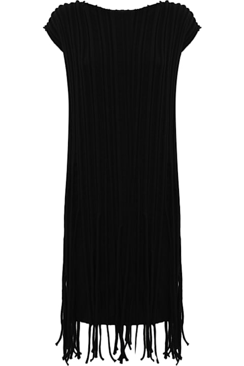 Liviana Conti Dresses for Women Liviana Conti Dress With Wool Fringes